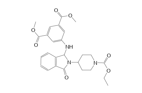 1,3-benzenedicarboxylic acid, 5-[[2-[1-(ethoxycarbonyl)-4-piperidinyl]-2,3-dihydro-3-oxo-1H-isoindol-1-yl]amino]-, dimethyl ester