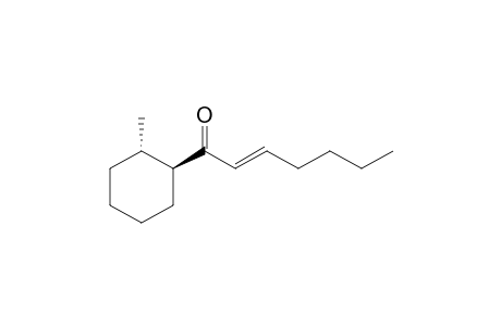 (E)-(1S,2S)-trans-2-Methylcyclohexyl hex-1-enyl ketone
