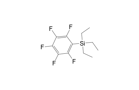 Silane, triethyl(pentafluorophenyl)-