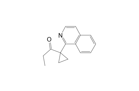 1-(1-isoquinolin-1-ylcyclopropyl)propan-1-one