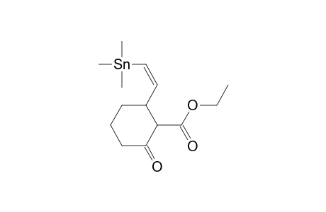 2-keto-6-[(Z)-2-trimethylstannylvinyl]cyclohexanecarboxylic acid ethyl ester