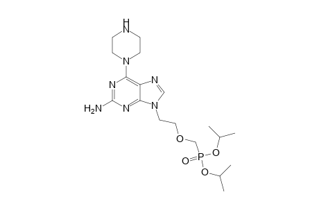 Diisopropyl{2-[2-amino-6-(piperazine-1-yl)-9H-purine-9-yl]ethoxy}methyl phosphonate