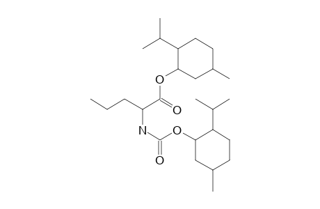 L-Norvaline, N-((1R)-(-)-menthyloxycarbonyl)-, (1R)-(-)-menthyl ester