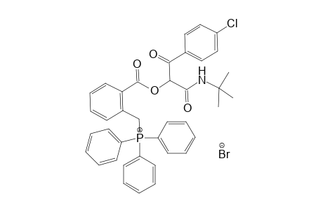 (2-(((1-(tert-butylamino)-3-(4-chlorophenyl)-1,3-dioxopropan-2-yl)oxy)carbonyl)benzyl)triphenylphosphonium bromide
