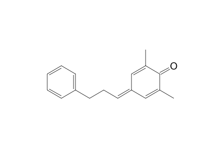 (+-)-2,6-Dimethyl-4-(3-phenylpropylidene)-2,5-dihexadien-1-one