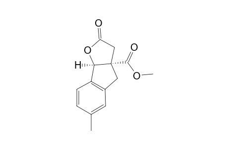 Methyl 6-methyl-2-oxo-3,3a,4,8b-tetrahydro-2H-indeno[1,2-b]furan-3a-carboxylate