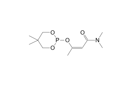 2-(1-N,N-DIMETHYLCARBAMOYLPROP-1-EN-2-YLOXY)-5,5-DIMETHYL-1,3,2-DIOXAPHOSPHORINANE (ISOMER MIXTURE)
