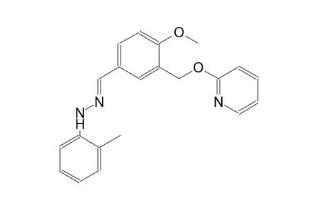 4-methoxy-3-[(2-pyridinyloxy)methyl]benzaldehyde (2-methylphenyl)hydrazone
