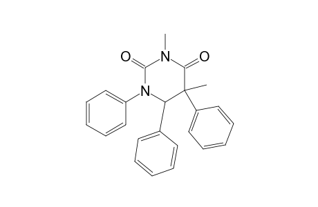 2,4(1H,3H)-Pyrimidinedione, dihydro-3,5-dimethyl-1,5,6-triphenyl-