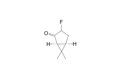 cis-3-fluoro-6,6-dimethlbicyclo[3.1.0]hexan-2-one