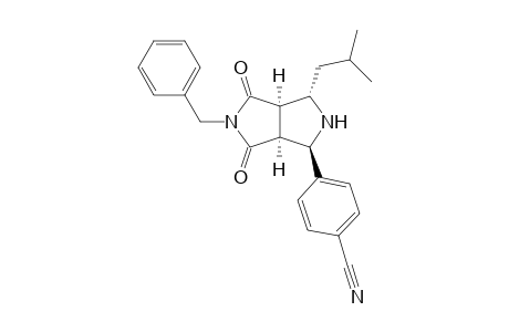 4-(5'-Benzyl-3'-(2''-methylpropyl)-4',6'-dioxooctahydropyrrolo[3,4-c]pyrrol-1'-yl)benzonitrile