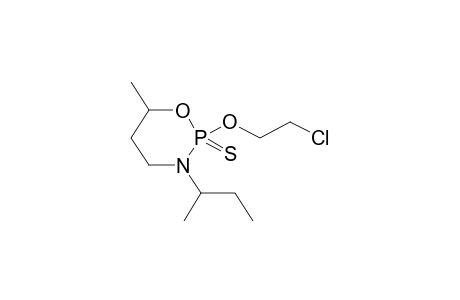2-(2-CHLOROETHOXY)-2-THIONO-3-SEC-BUTYL-6-METHYL-1,3,2-OXAAZAPHOSPHORINANE
