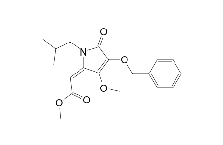 3-Benzyloxy-4-methoxy-5-[E-(methoxycarbonyl-methylidene)]-N-isobutyl-pyrrol-2-one