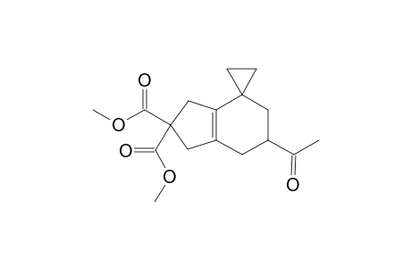 Dimethyl 4'-acetylbicyclo[4.3.0]non-1'(6')-ene-2'-spiro-1-cyclopropane-8',8'-dicarboxylate