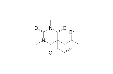 5-allyl-5-(2-bromopropyl)-1,3-dimethylbarbituric acid
