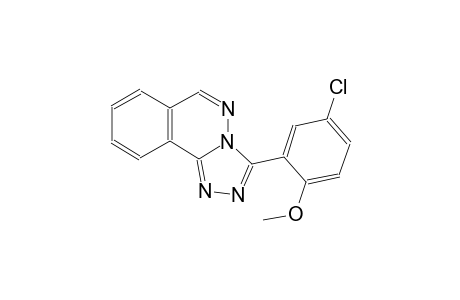 3-(5-chloro-2-methoxyphenyl)[1,2,4]triazolo[3,4-a]phthalazine