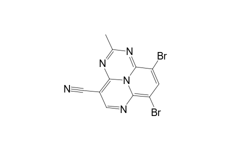 1,3,6,9b-Tetraazaphenalene-4-carbonitrile, 7,9-dibromo-2-methyl-