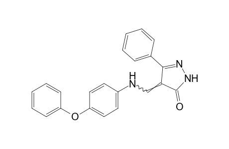 4-[(p-phenoxyanilino)methylene]-3-phenyl-2-pyrazolin-5-one