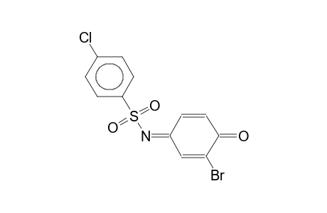 (NE)-N-(3-bromanyl-4-oxidanylidene-cyclohexa-2,5-dien-1-ylidene)-4-chloranyl-benzenesulfonamide