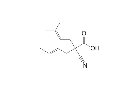 2-cyano-5-methyl-2-(3-methylbut-2-enyl)-4-hexenoic acid