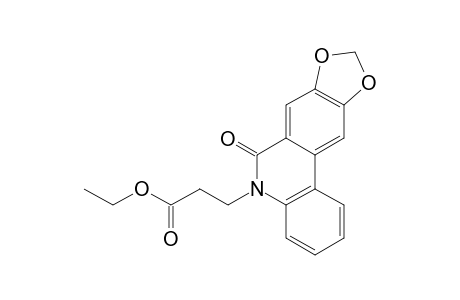 N-ETHOXYCARBONYLETHYLCRINASIADINE