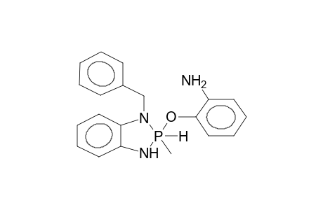 2-METHYL-1-BENZYL-4,5-BENZO-2-(ORTHO-AMINOPHENYLOXY)-2-HYDRO-1,3,2-OXAZAPHOSPHOLANE