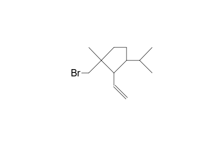 1S-Bromomethyl-1-methyl-2b-vinyl-3a-isopropyl-cyclopentane