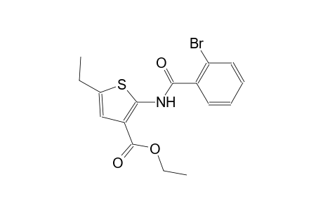 3-thiophenecarboxylic acid, 2-[(2-bromobenzoyl)amino]-5-ethyl-, ethyl ester