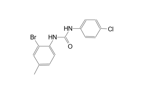 N-(2-bromo-4-methylphenyl)-N'-(4-chlorophenyl)urea