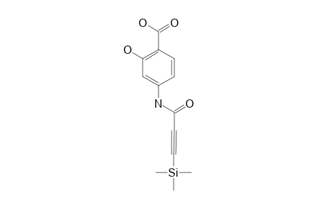 2-HYDROXY-4-(TRIMETHYLSILYL-2-PROPYNOYLAMINO)-BENZOIC_ACID