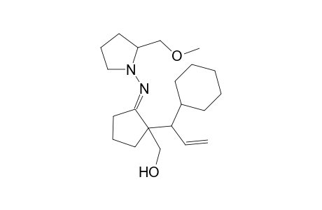 1-{2'-[1"-Cyclohexyl-2"-propenyl]-2'-(hydroxymethyl)cyclopentylidene]amino}-2-(methoxymethyl)pyrrolidine