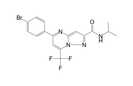 5-(4-bromophenyl)-N-isopropyl-7-(trifluoromethyl)pyrazolo[1,5-a]pyrimidine-2-carboxamide