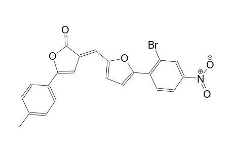 (3E)-3-{[5-(2-bromo-4-nitrophenyl)-2-furyl]methylene}-5-(4-methylphenyl)-2(3H)-furanone