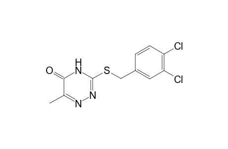 1,2,4-Triazin-5(4H)-one, 3-[[(3,4-dichlorophenyl)methyl]thio]-6-methyl-