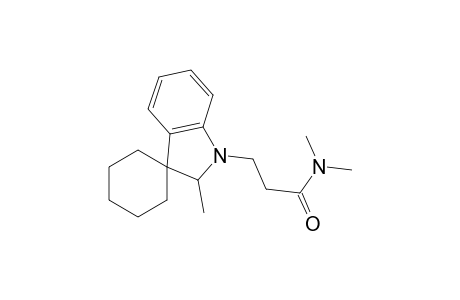 Spiro[cyclohexane-1,3'-[3H]indole]-1'(2'H)-propanamide, N,N,2'-trimethyl-