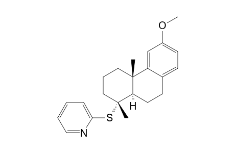 12-Methoxy-4.alpha.-(2'-pyridylthio)-18-norpodocarpa-8,11,13-triene