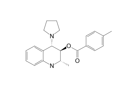 2-METHYL-4-PYRROLIDYL-3-(4-TOLUOYLOXY)-1,2,3,4-TETRAHYDROQUINOLINE