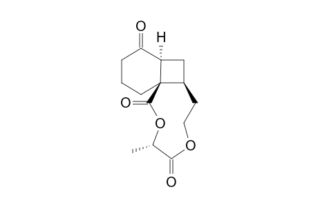 (1R,4S,9S,11R)-4-Methyl-3,6-dioxatricyclo[9.4.0(1,11).0(1,9)]pentadeca-2,5,12-trione