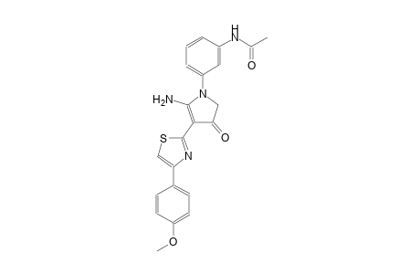 acetamide, N-[3-[5-amino-2,3-dihydro-4-[4-(4-methoxyphenyl)-2-thiazolyl]-3-oxo-1H-pyrrol-1-yl]phenyl]-