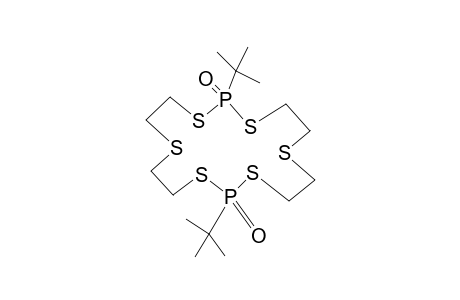 2,10-ditert-butyl-1,3,6,9,11,14-hexathia-2$l^{5},10$l^{5}-diphosphacyclohexadecane 2,10-dioxide