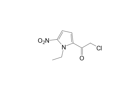 chloromethyl 1-ethyl-5-nitropyrrol-2-yl ketone