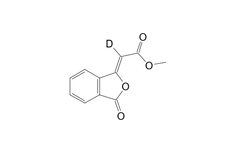 (2Z)-2-deuterio-2-(3-oxo-1-isobenzofuranylidene)acetic acid methyl ester