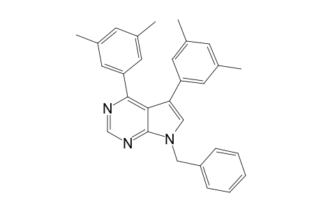 7-BENZYL-4,5-BIS-(3,5-DIMETHYLPHENYL)-7H-PYRROLO-[2,3-D]-PYRIMIDINE
