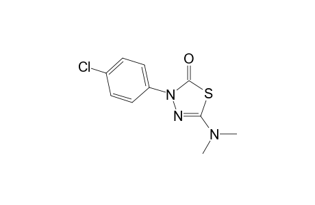 2-Dimethylamino-4-(4-chlorophenyl)-1,3,4-thiadiazolin-5-one