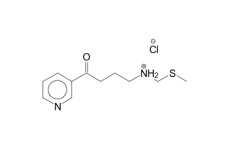 Methylsulfanylmethyl-(4-oxo-4-pyridin-3-yl-butyl)-ammonium chloride