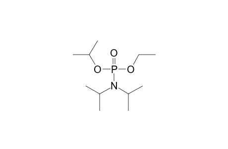 O-ethyl O-isopropyl N,N-diisopropyl phosphoramidate