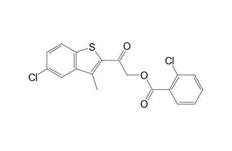 5-chloro-3-methylbenzo[b]thien-2-yl hydroxymethyl ketone, o-chlorobenzoate