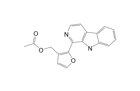 1-[(3-ACETOXYMETHYL)-2-FURYL]-9H-PYRIDO-[3,4-B]-INDOLE