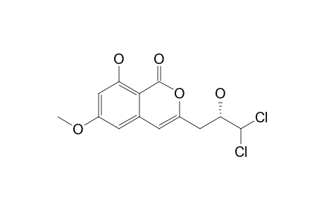 DICHLORODIAPORTIN,[3-(3,3-DICHLORO-2-HYDROXY-PROPYL)-8-HYDROXY-6-METHOXY-ISOCHROMEN-1-ONE]