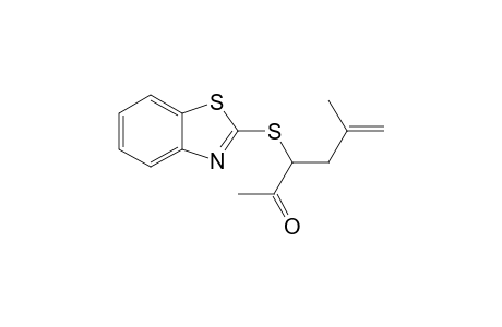 3-(1,3-benzothiazol-2-ylsulfanyl)-5-methyl-5-hexen-2-one